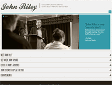 Tablet Screenshot of johnsriley.com